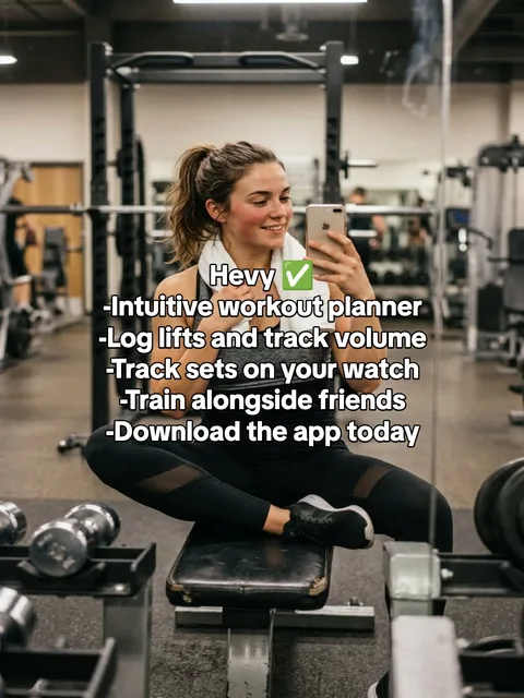 Slide 4 of 4: Hevy β
-Intuitive workout planner -Log lifts and track volume -Track sets on your watch -Train alongside friends -Download the app today